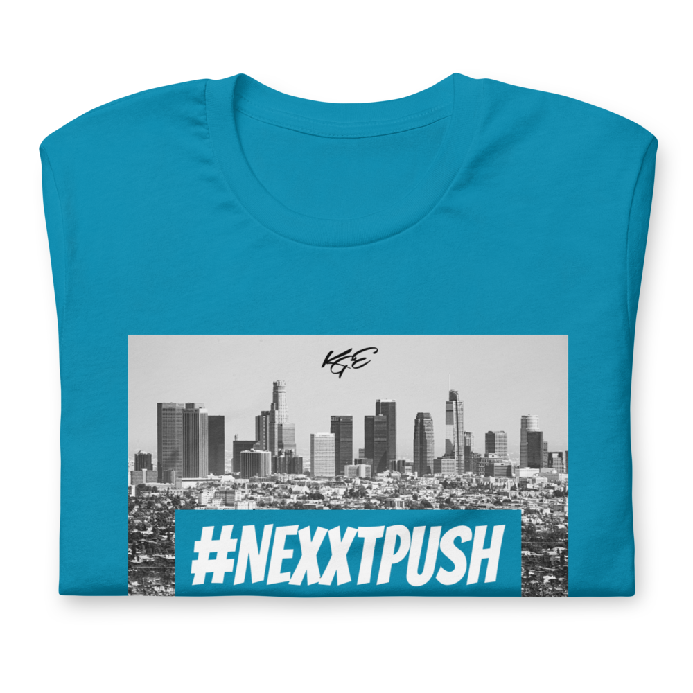 (Big Size) #NEXXTPUSH Logo Los Angeles Premium Tee