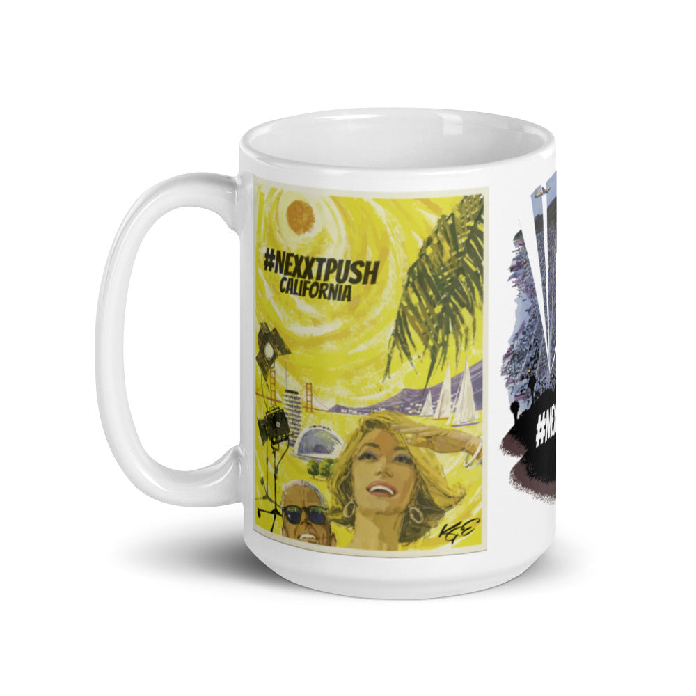 #Nexxtpush Vintage Hollywood CA Mug